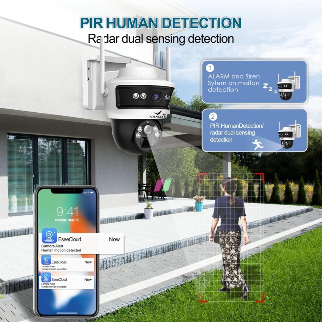 Camate Astro Duo 4G SIM CCTV