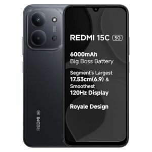 REDMI 15C 5G Midnight Black 6GB + 128GB