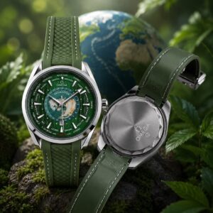 Omega Seamaster Aqua Terra World Map Green