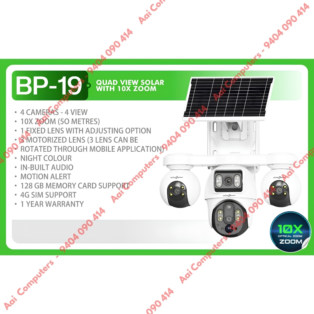 5 Lens Solar Camera