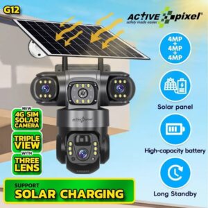 Triple Lens Solar Camera