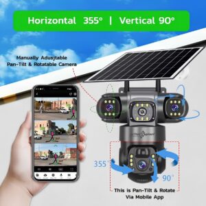 Triple Lens Solar Camera