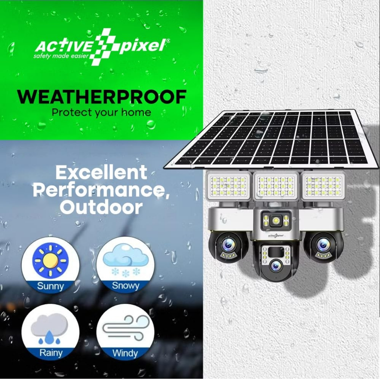 Solar Camera with Street Light