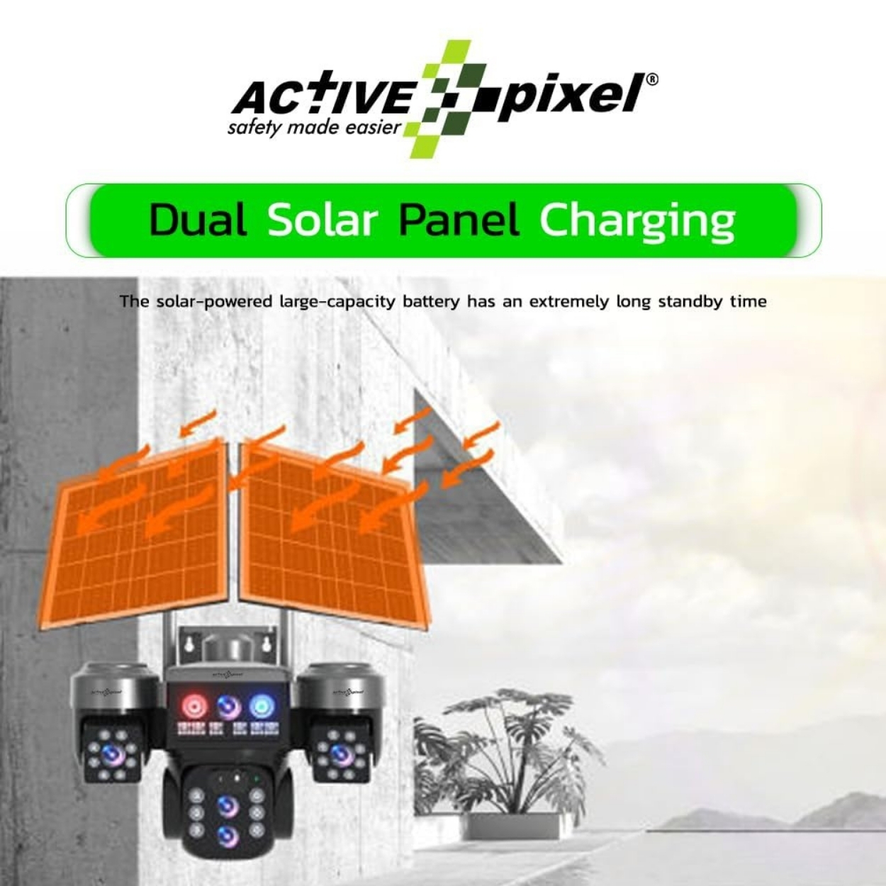 10X Zoom Solar Camera
