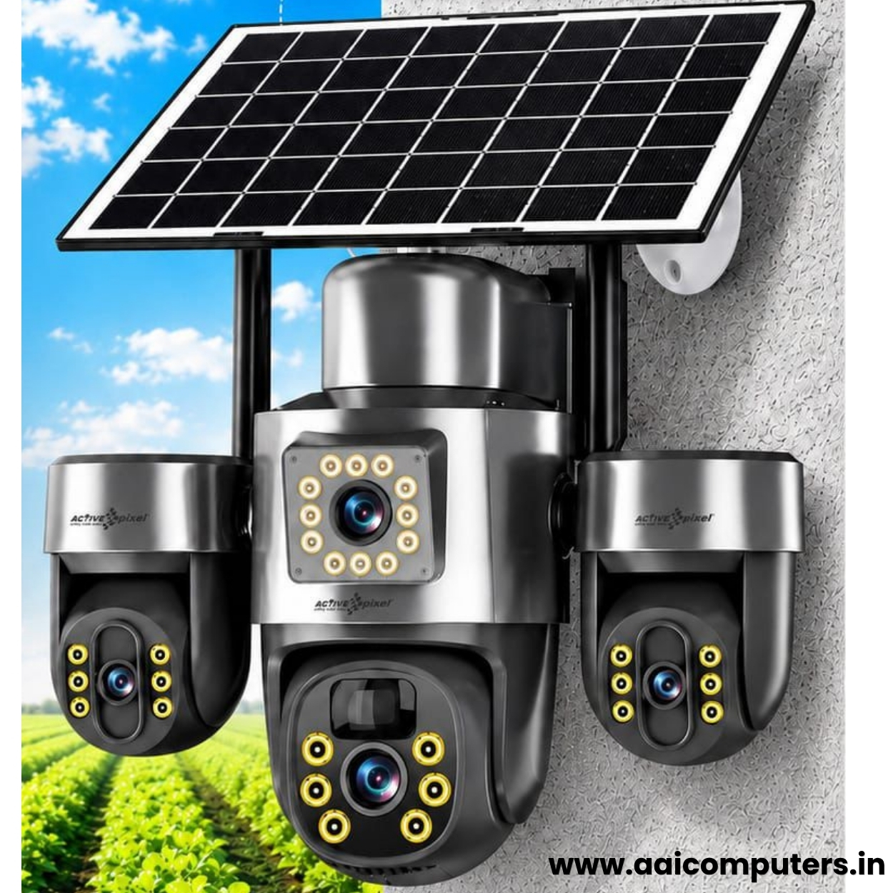 Solar Camera With All Motorized Lenses