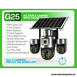 Solar Camera With All Motorized Lenses