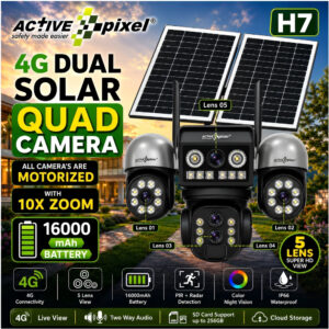Dual Panel Solar Camera
