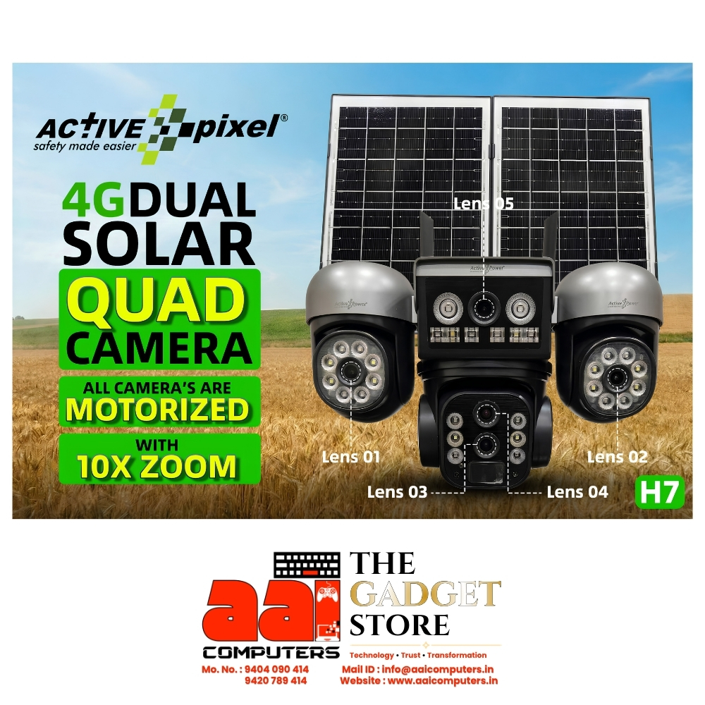 Dual Panel Solar Camera