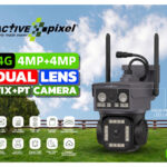 Active Pixel W9 4G Dual Lens PT Security Camera with 4MP+4MP Dual Camera and Motorized Pan Tilt`