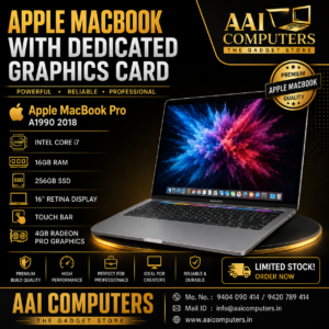 MacBook with graphics card