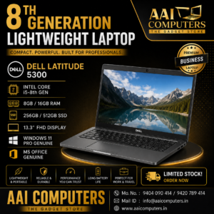 Dell Latitude 5300 i5 8th Gen | 8/16GB RAM | 256/512GB SSD