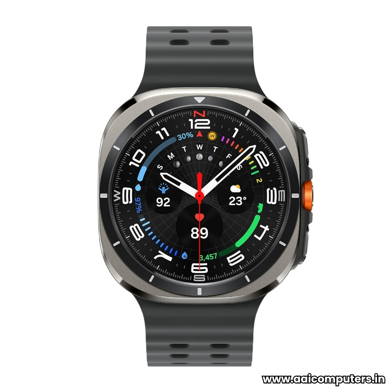 Samsung Watch 8 Ultra 47mm 1:1 Master Replica | 2.0″ AMOLED Display | Bluetooth Calling | Sports Tracking | Heart Rate, SpO2 & Sleep Monitor | GPS Navigation | 390mAh Battery | Android & iOS Smartwatch
