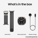 Samsung Watch 8 Ultra 47mm 1:1 Master Replica | 2.0″ AMOLED Display | Bluetooth Calling | Sports Tracking | Heart Rate, SpO2 & Sleep Monitor | GPS Navigation | 390mAh Battery | Android & iOS Smartwatch