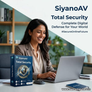 SiyanoAV Total Security | Complete PC Antivirus & Internet Security | Advanced Threat & Ransomware Protection | PC Optimizer | Webcam Protection | Cloud Storage | Quick, Full & Custom Scan