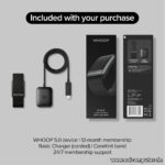 WHOOP 5.0 Health & Fitness Band Replica | 14+ Days Battery | 24/7 Heart Rate & HRV Tracking | Sleep & Recovery Monitoring | VO2 Max | Activity & Strain Tracking | Bluetooth | IP68 Water Resistant | Screen-Free Smart Wearable