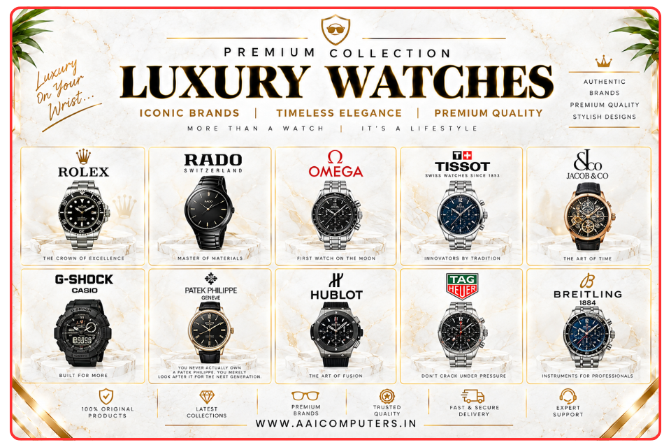 Luxury Watches for Men & Women – Premium Branded Watches