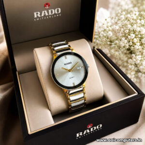 RADO JUBILE | True Thinline Round Great Gardens of the World Watch | 34mm Slim Case | MOP Double-Layer Artistic Dial | Diamond-Cut Glass | High-Tech Ceramic Look | Quartz Movement | Premium Luxury Watch