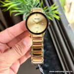 RADO JUBILE | True Thinline Round Great Gardens of the World Watch | 34mm Slim Case | MOP Double-Layer Artistic Dial | Diamond-Cut Glass | High-Tech Ceramic Look | Quartz Movement | Premium Luxury Watch